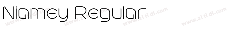 Niamey Regular字体转换